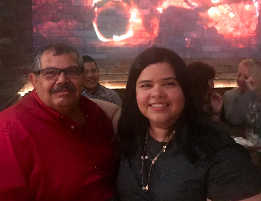 Quetxy Pagan, Long-Term Care Planning Assistant and her father